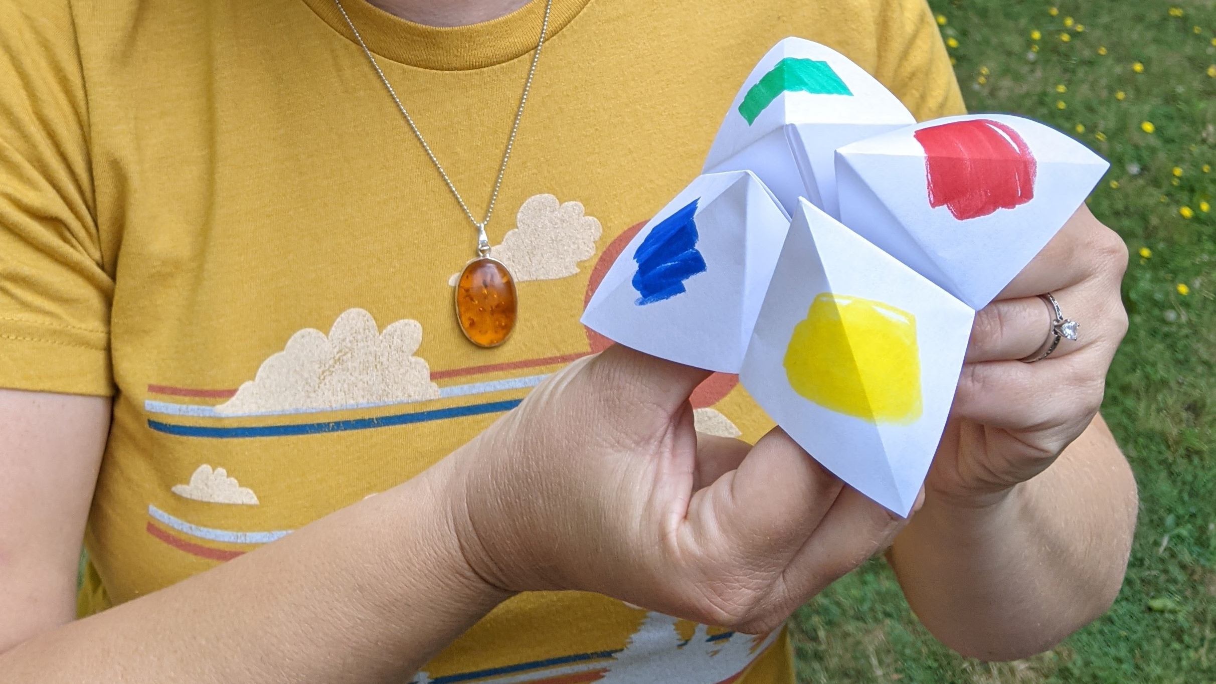 folding how to make a fortune teller