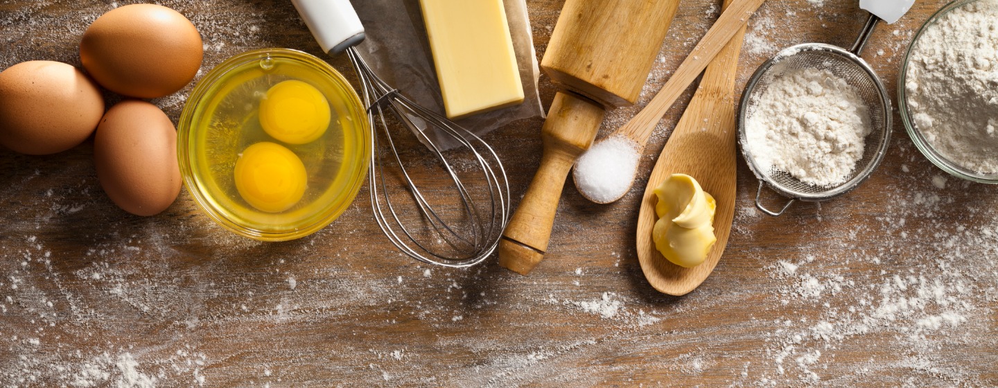 Ingredients for baking