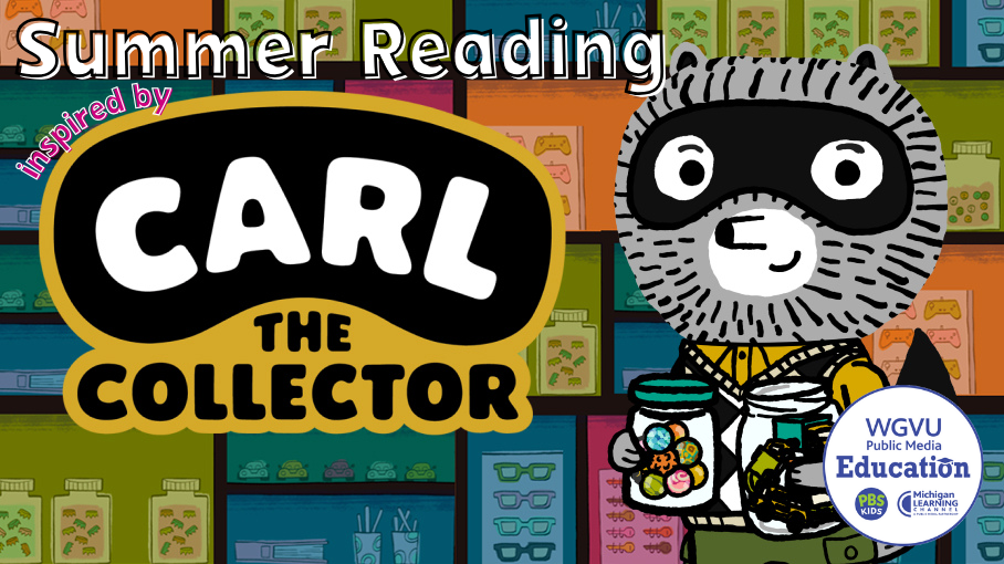 The Carl the Collector Friends: Carl, Sheldon, Arugula, Forrest, Lotta, and Nico.