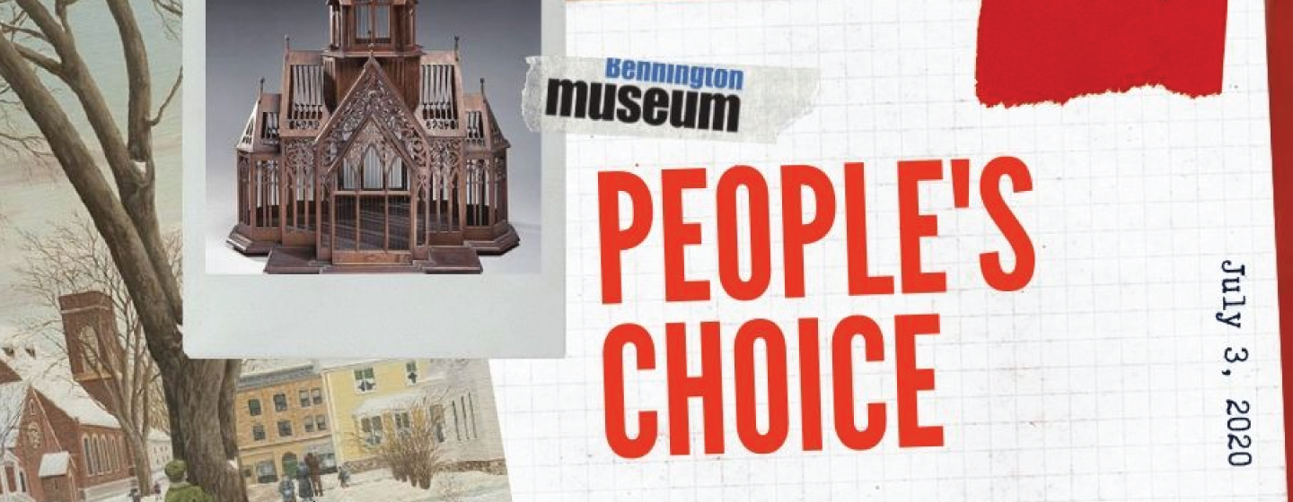 People's Choice call-to-action graphic from the Bennington Museum