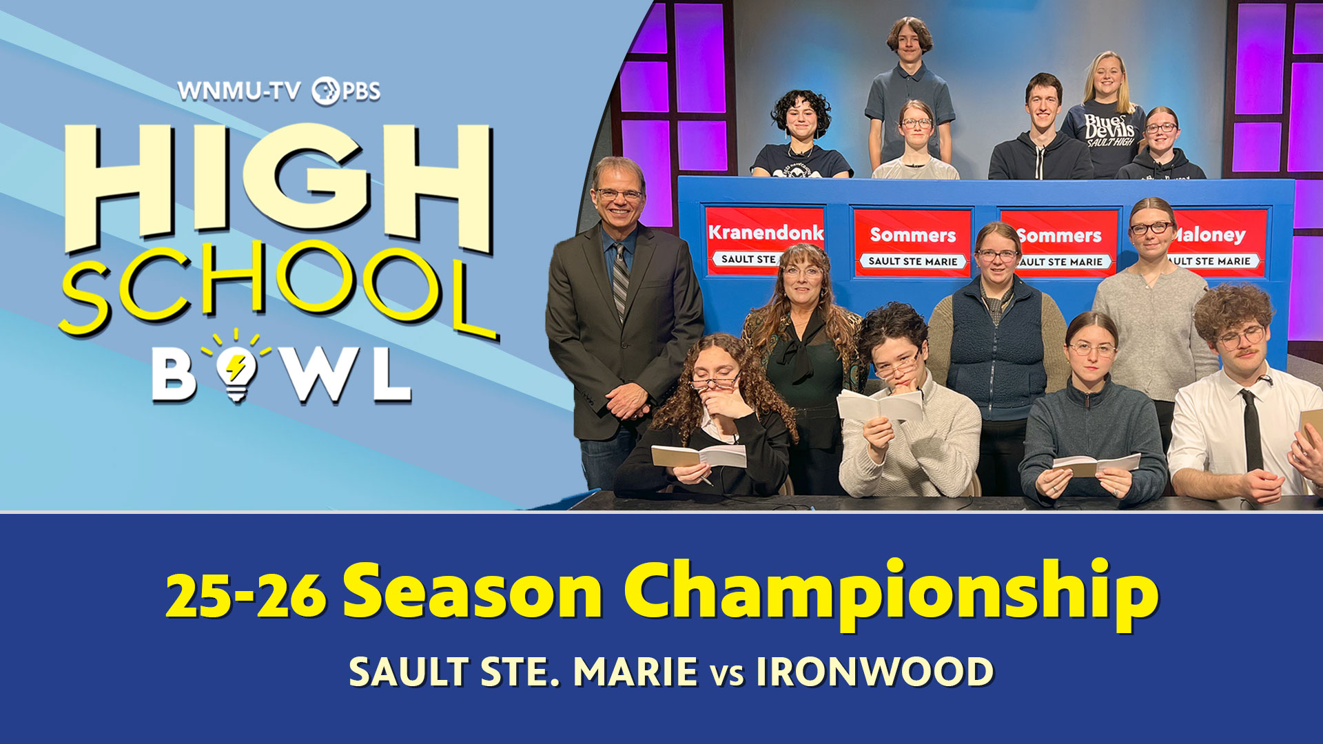 High School Bowl 25-26 Season Championship: Sault Ste. Marie vs. Ironwood